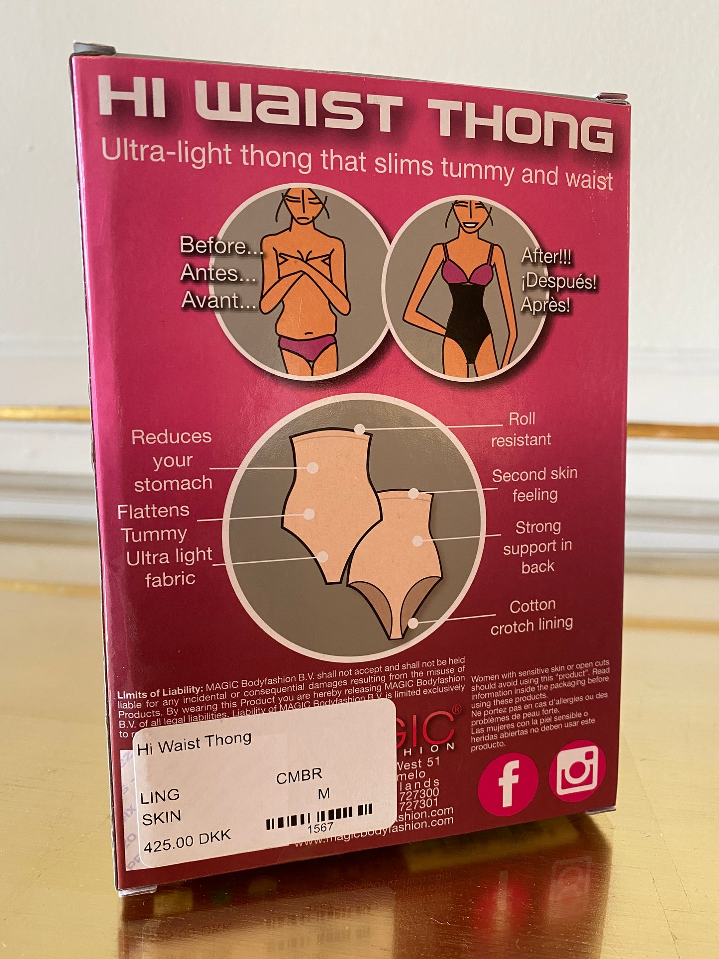 Hi Waist Thong G-streng