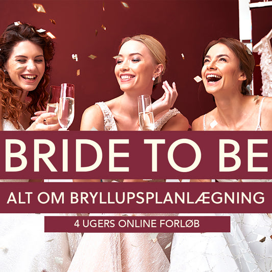 Planlæg dit bryllup - 4 ugers online kursus i at planlægge dit bryllup