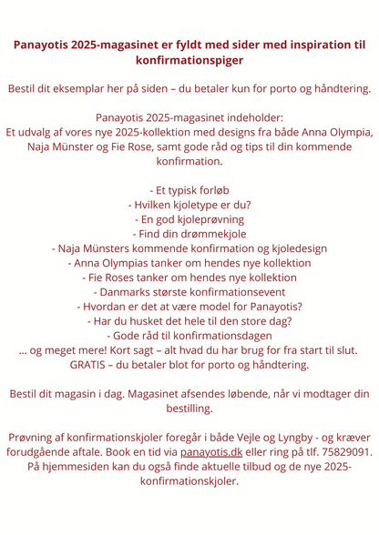 Gratis Konfirmationsmagasin 2025 (forudbestilling)