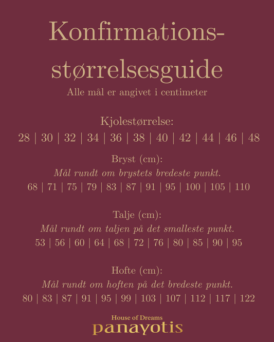 ATHENA Konfirmationskjole